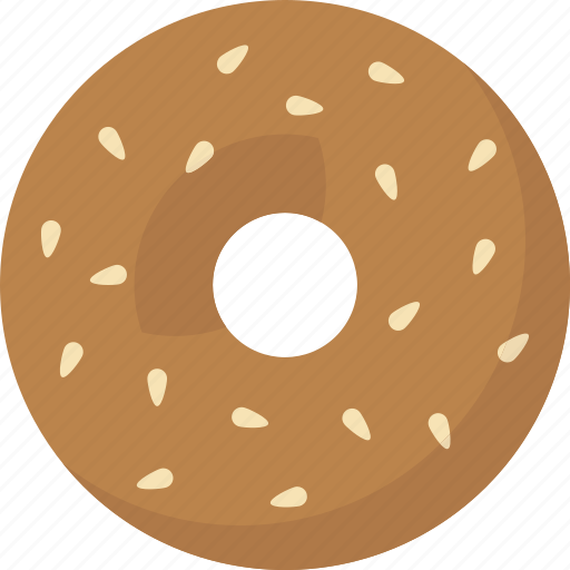 Sesame bagel icon